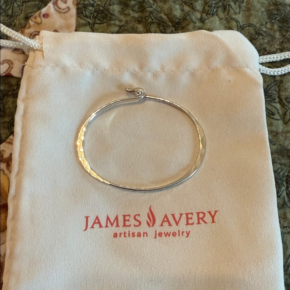 James Avery Hammered Hook-On Bracelet - Picture 3 of 5